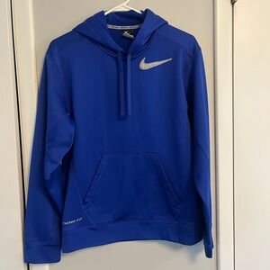 Nike Blue Therma-FIT Hooded Pullover (Men’s Small)
